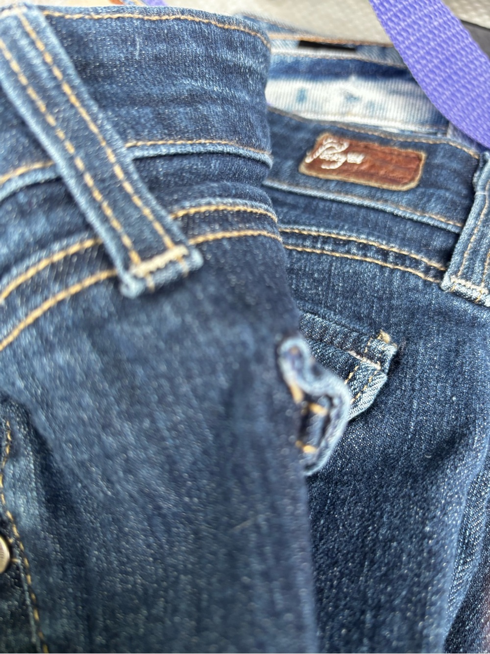 Classic Dark Blue Women's Jeans Paige